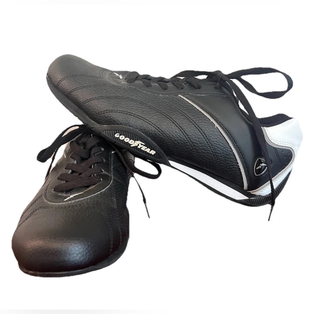 Goodyear Ori-S‎ Shift Race Shoes Sneakers Mens 10.5 Black White